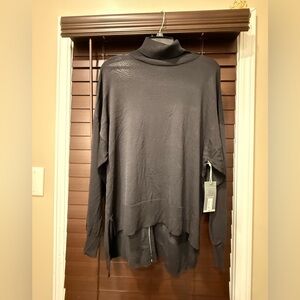 Worthington Charcoal Cowl Neck Sweater   ‎ Size XXL
